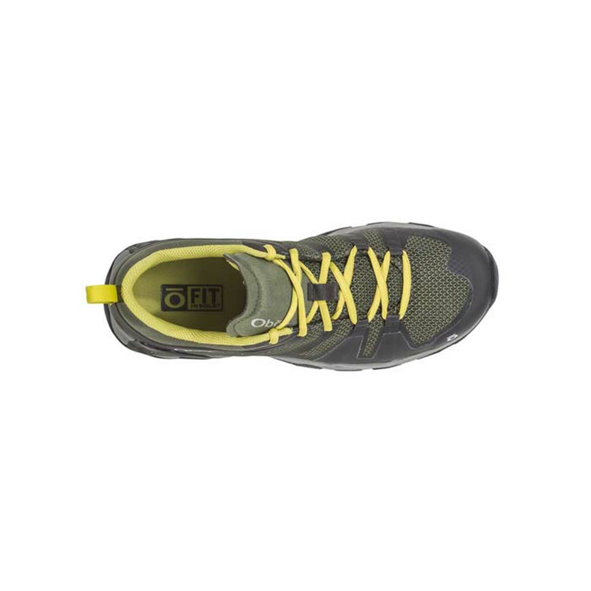 Men's Oboz Arete Low Hiking Shoes Black / Green | QU6813057