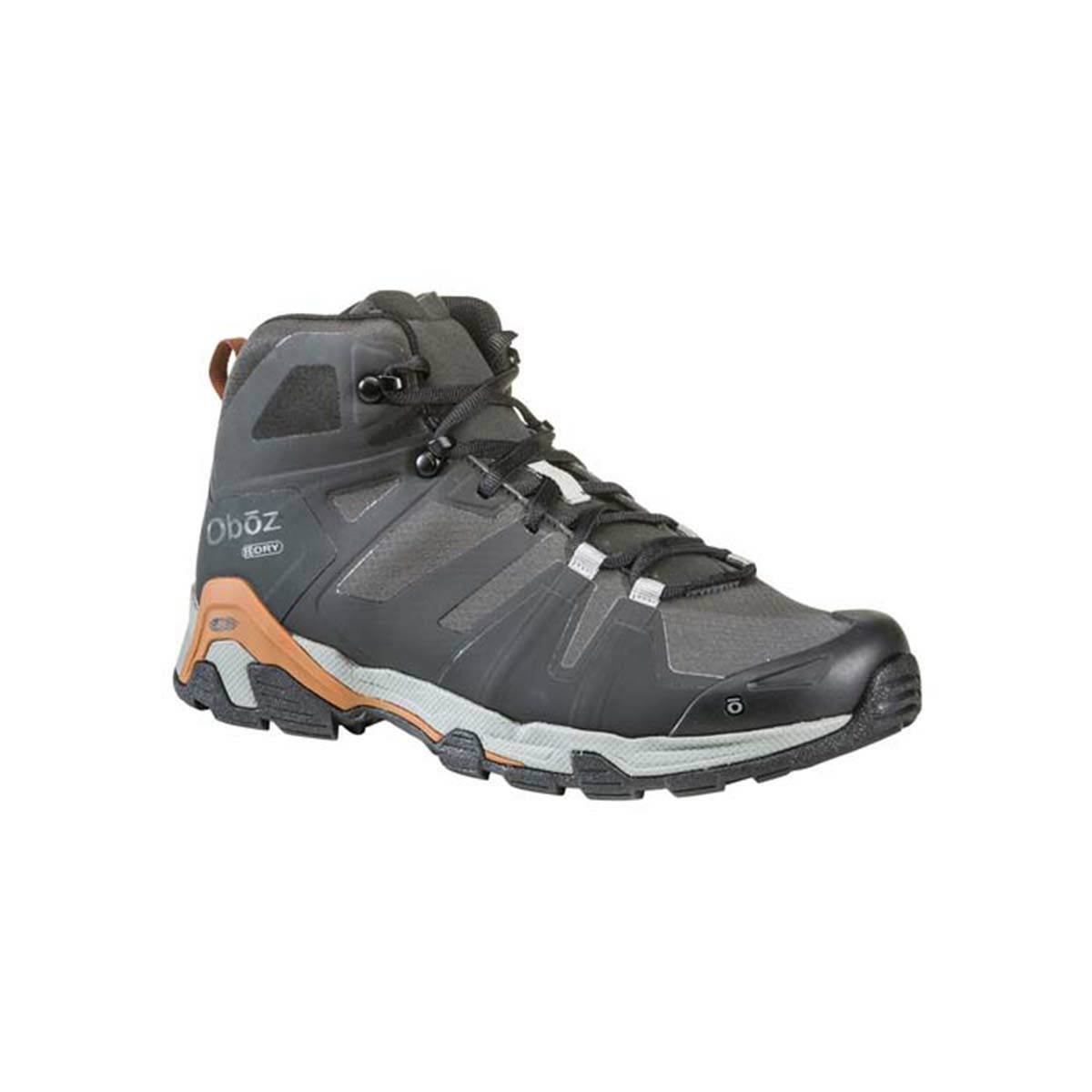 Men's Oboz Arete Mid Waterproof Hiking Boots Black / Copper | NY0756931