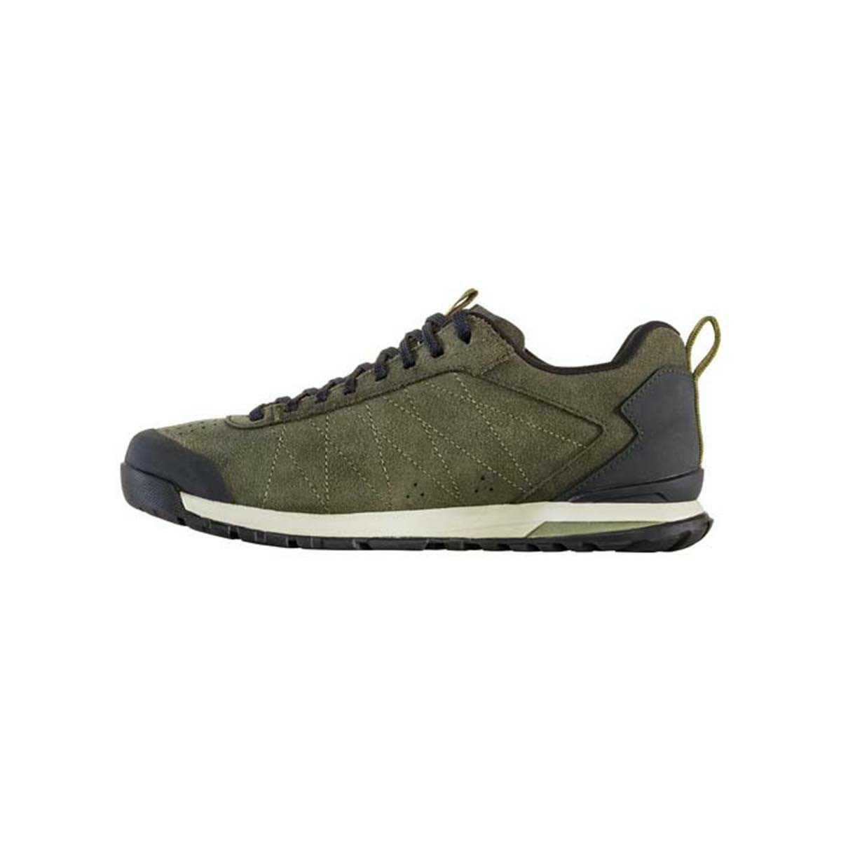 Men's Oboz Bozeman Low Leather Walking Shoes Olive | DH5384960