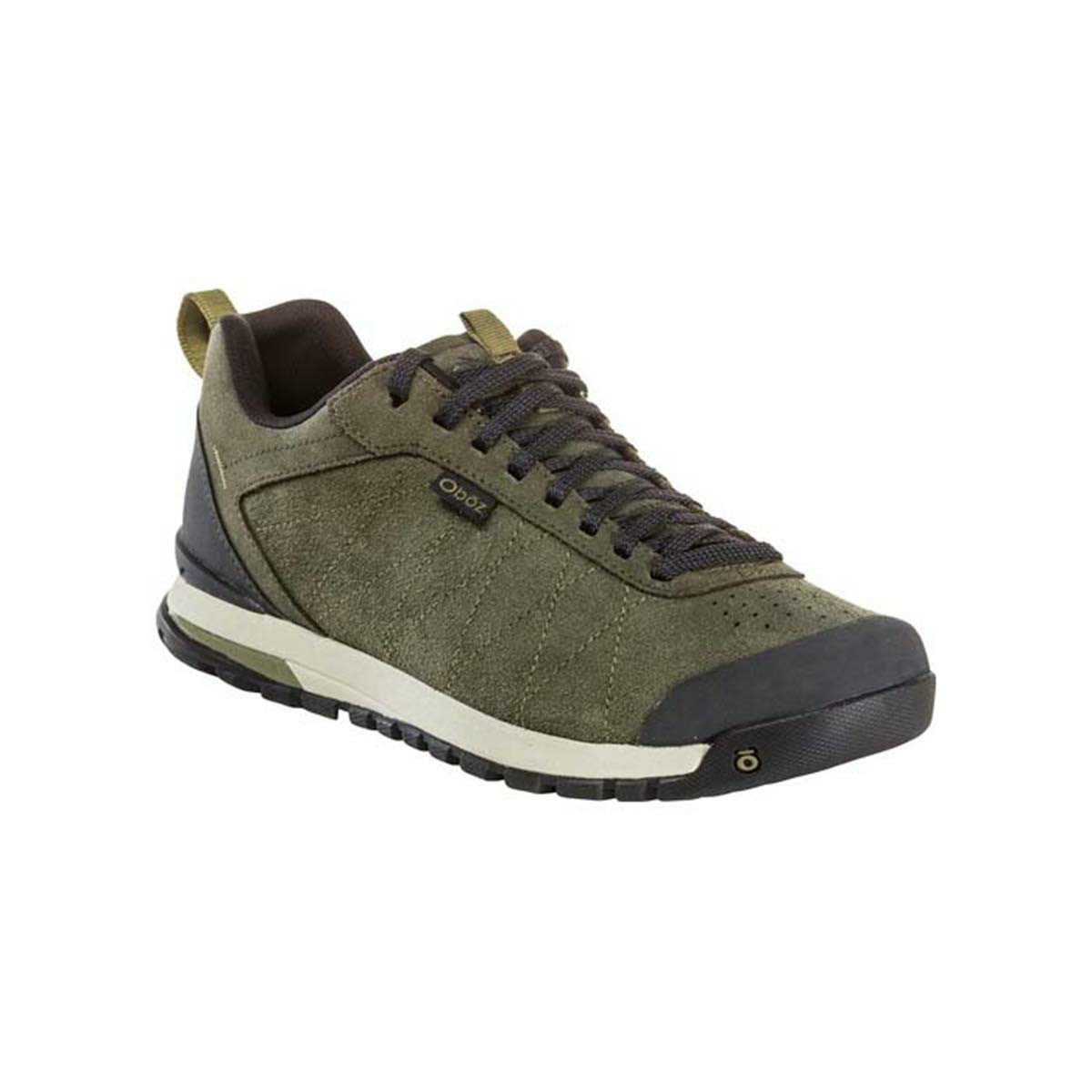 Men\'s Oboz Bozeman Low Leather Walking Shoes Olive | DH5384960