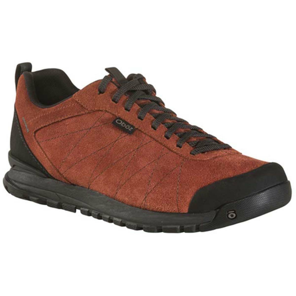 Men\'s Oboz Bozeman Low Leather Walking Shoes Dark Red | KC4301698