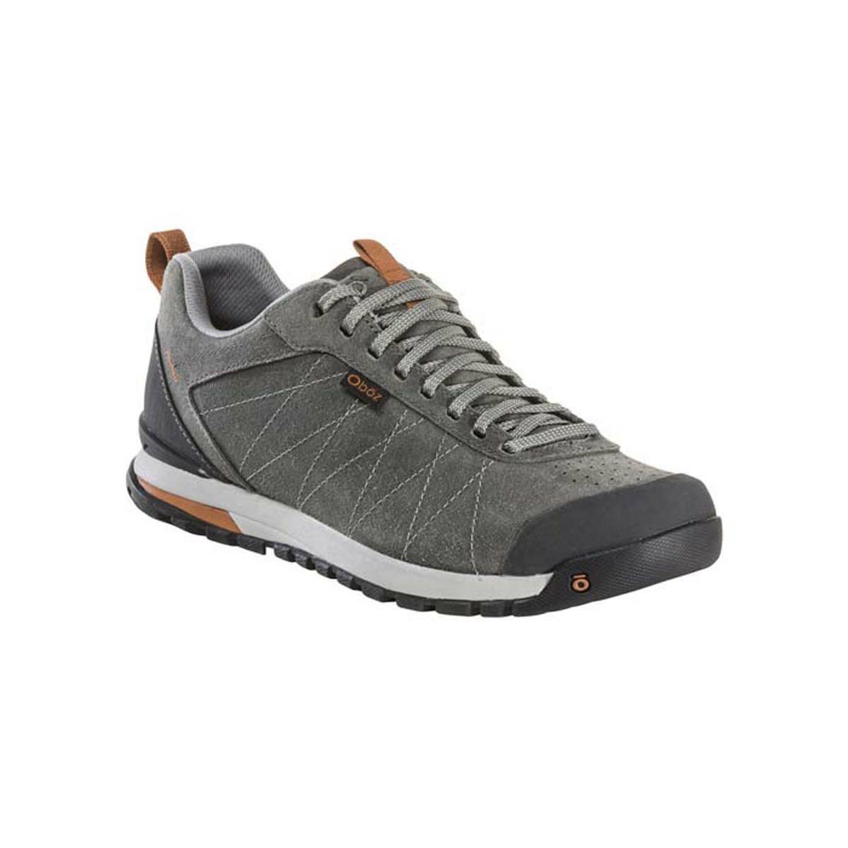 Men's Oboz Bozeman Low Leather Walking Shoes Grey | PC6821094