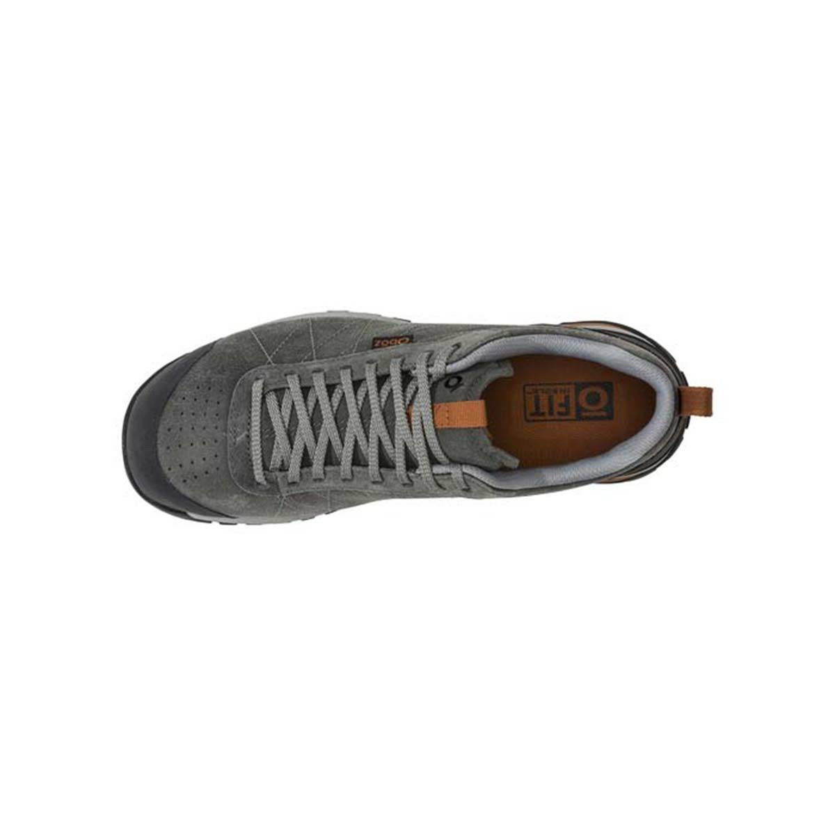 Men's Oboz Bozeman Low Leather Walking Shoes Grey | PC6821094