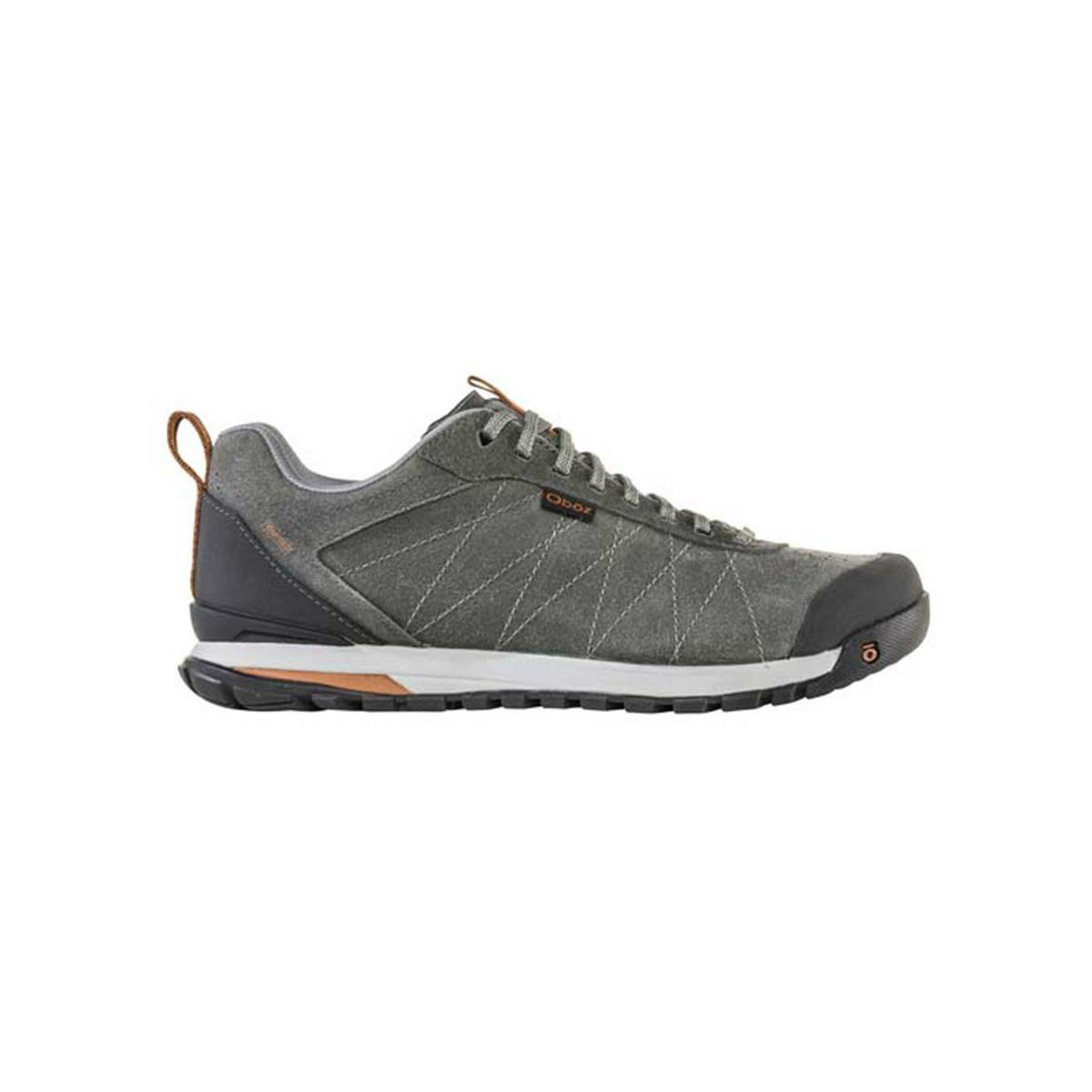Oboz Walking Shoes For Sale - Mens Bozeman Low Leather Grey