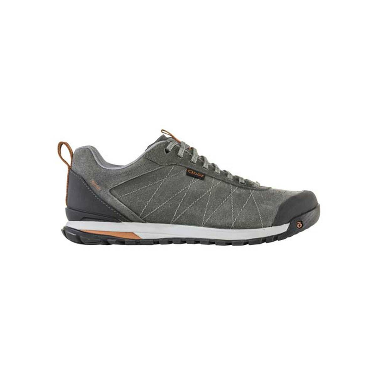 Men\'s Oboz Bozeman Low Leather Walking Shoes Grey | PC6821094