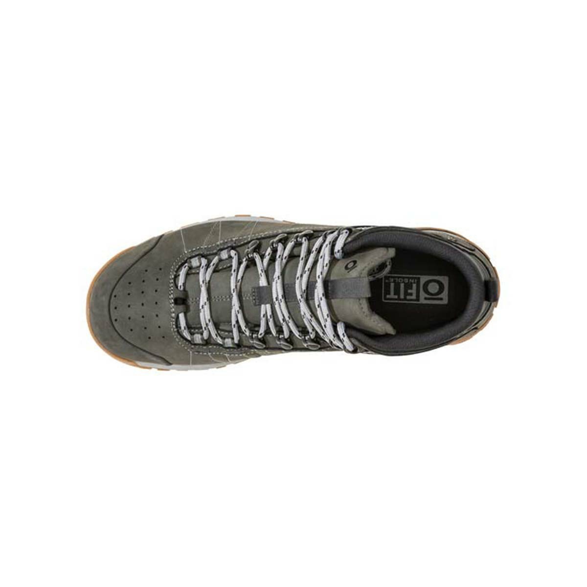 Men's Oboz Bozeman Mid Leather Walking Shoes Grey | AN7152498