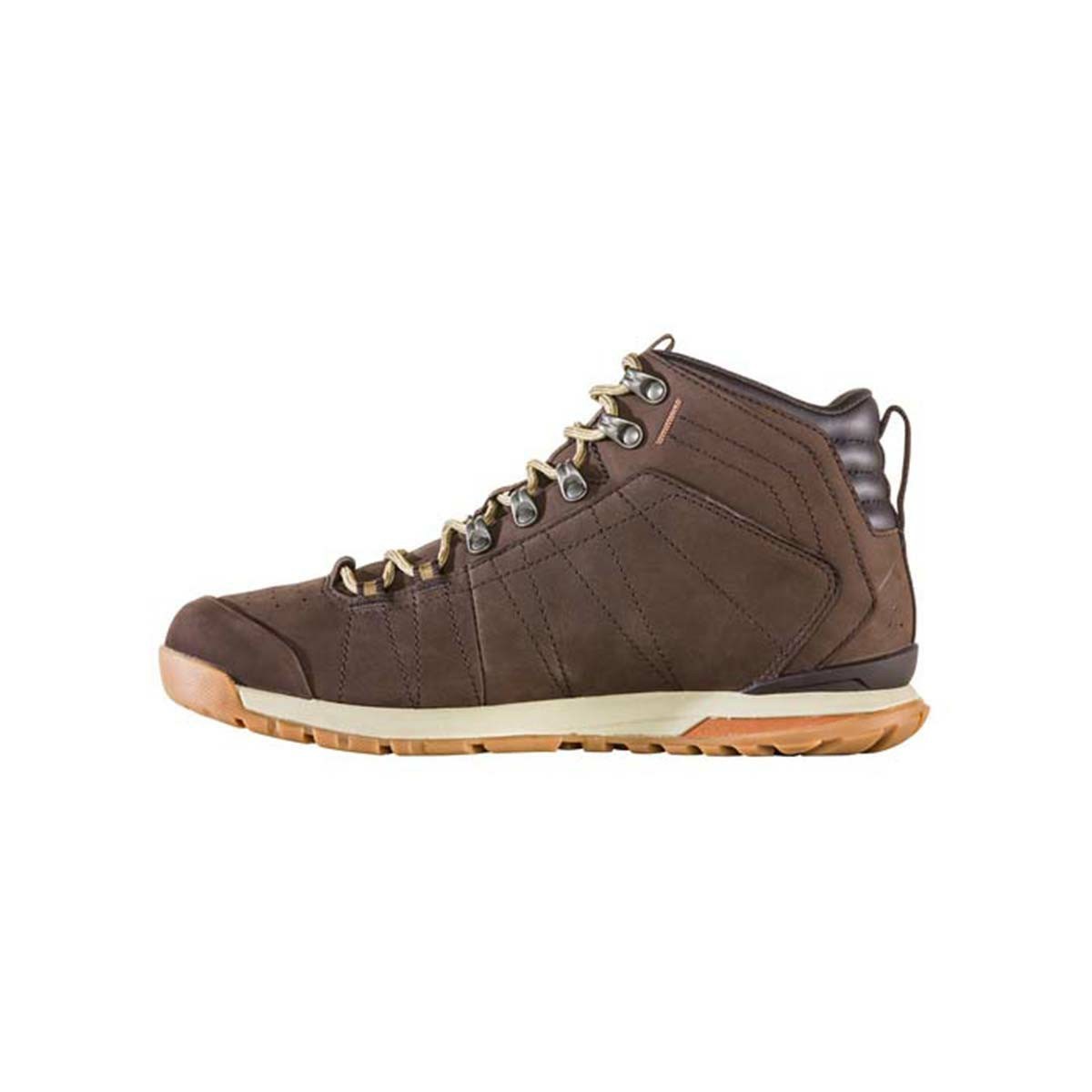 Men's Oboz Bozeman Mid Leather Walking Shoes Brown | HW5497386