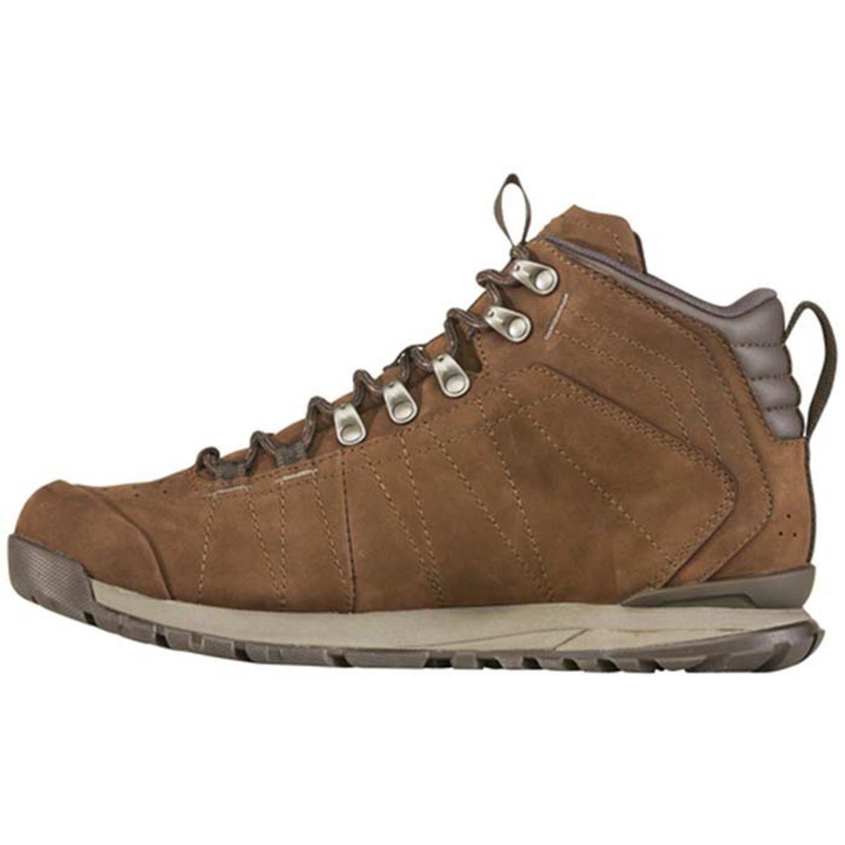 Men's Oboz Bozeman Mid Leather Waterproof Walking Shoes Brown | JR0561372