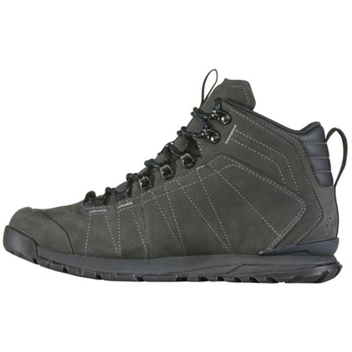 Men's Oboz Bozeman Mid Leather Waterproof Walking Shoes Grey | VH8502693