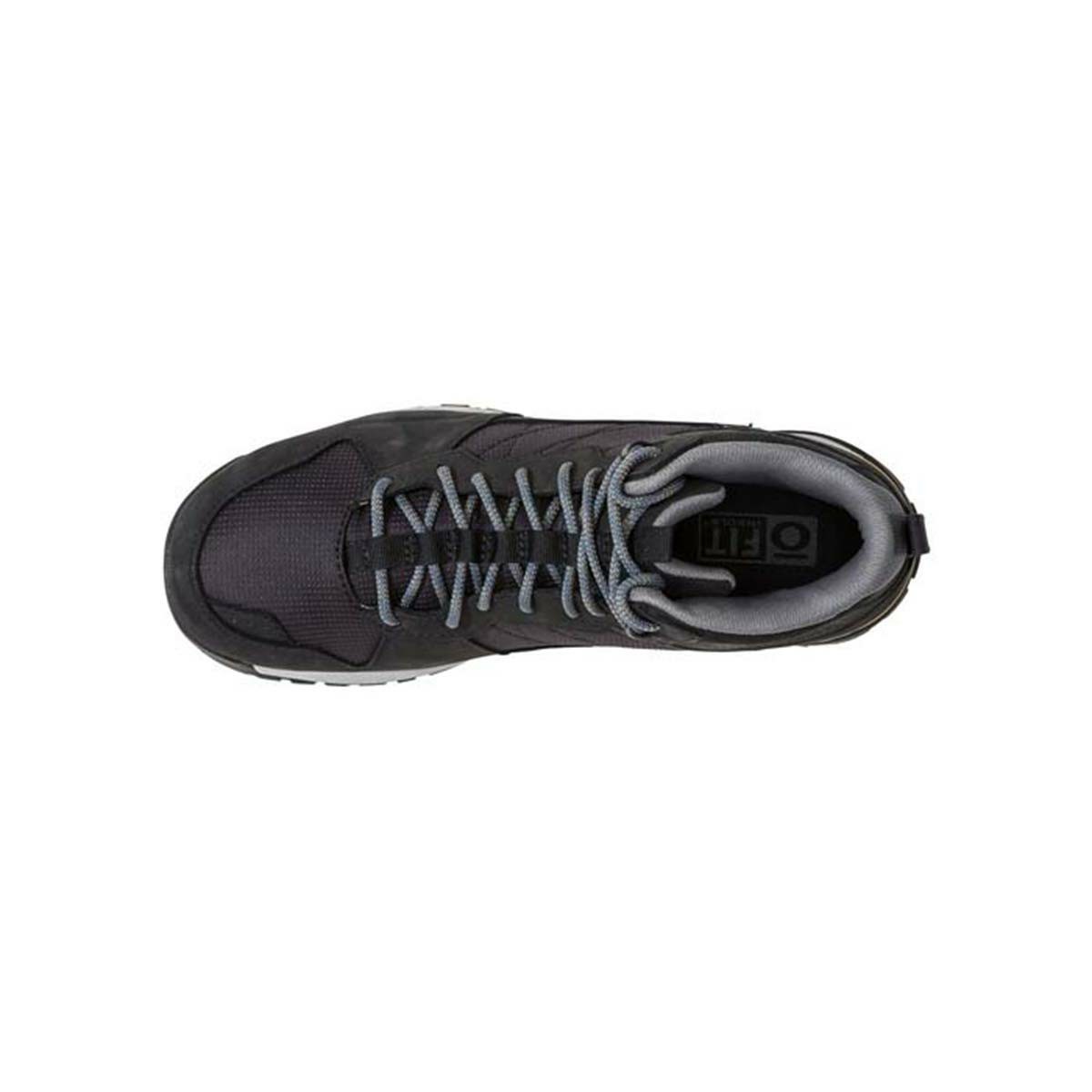 Men's Oboz Bozeman Mid Walking Shoes Black | VA5192673