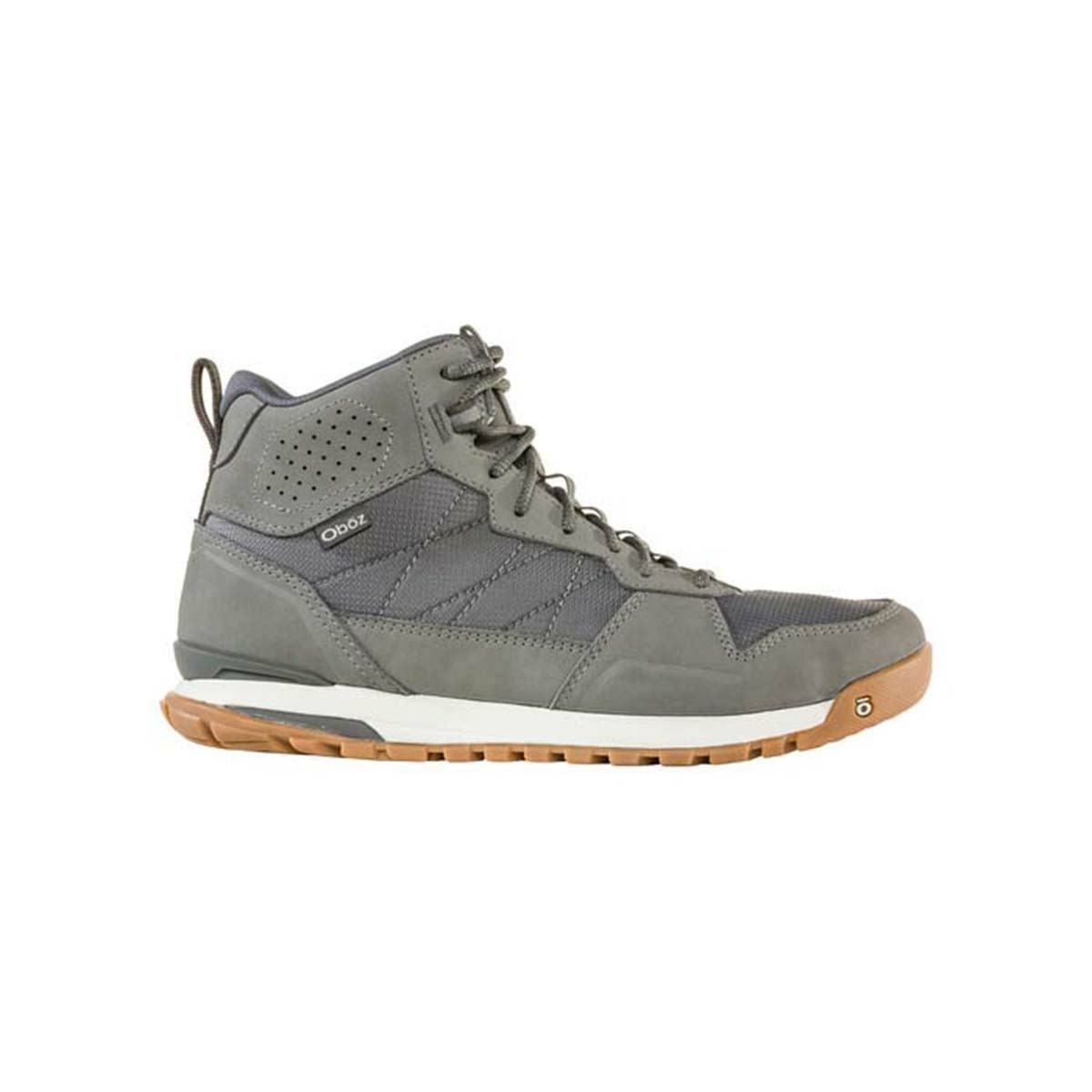 Men's Oboz Bozeman Mid Walking Shoes Grey | LP1052498