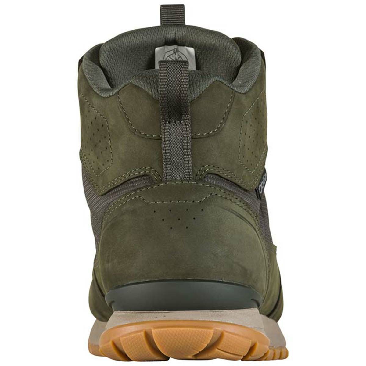 Men's Oboz Bozeman Mid Waterproof Walking Shoes Deep Green | HU5134086