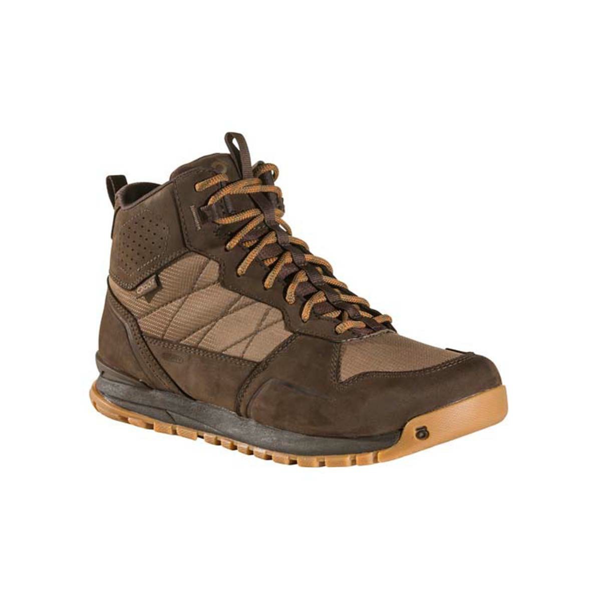 Men's Oboz Bozeman Mid Waterproof Walking Shoes Brown | SU3295706