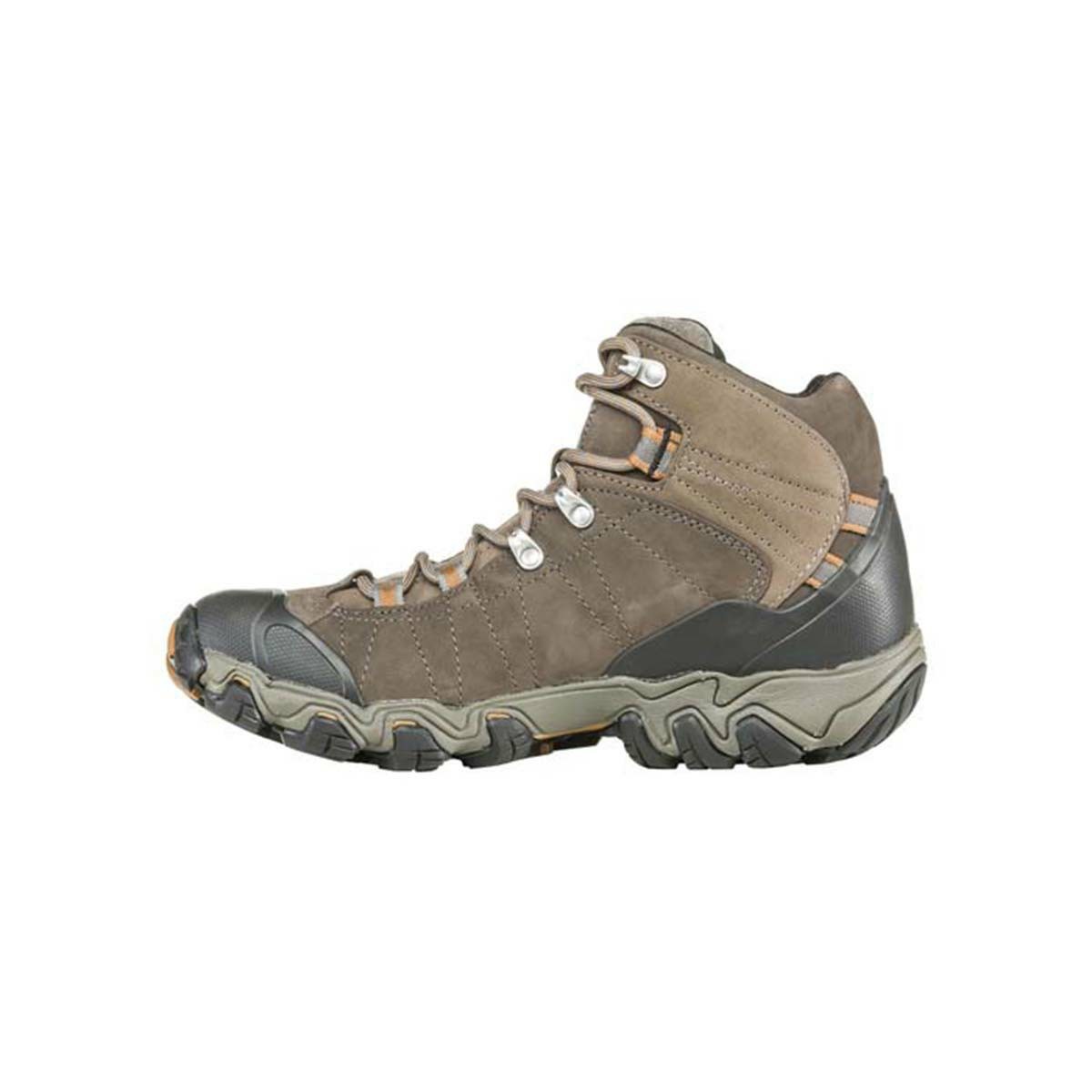 Men's Oboz Bridger Mid Waterproof Hiking Boots Brown | BD5436217