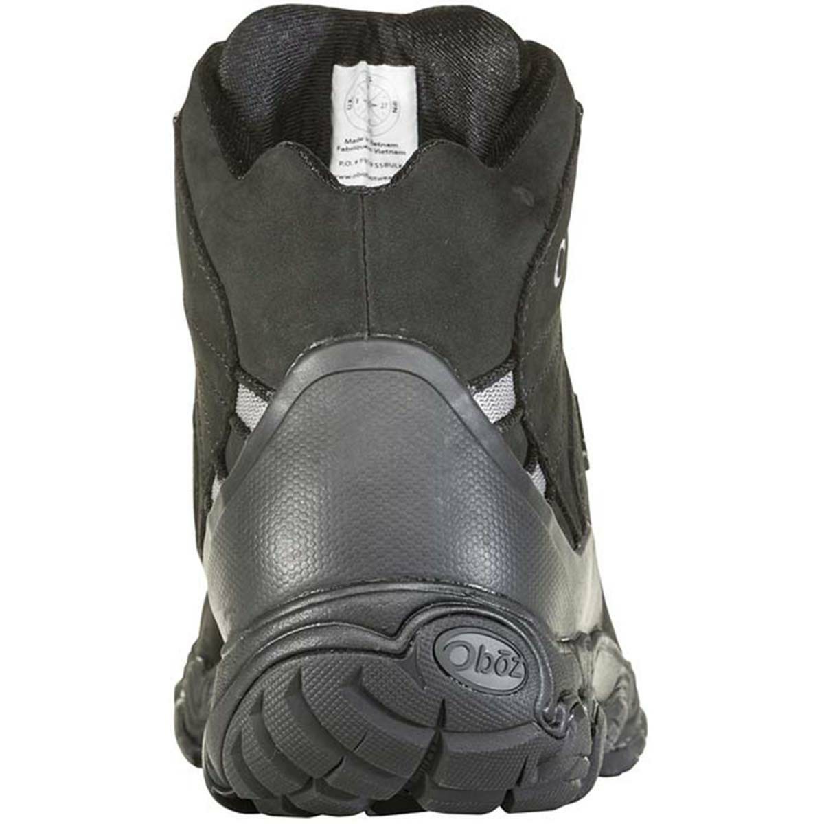 Men's Oboz Bridger Mid Waterproof Hiking Boots Black | BM5329846