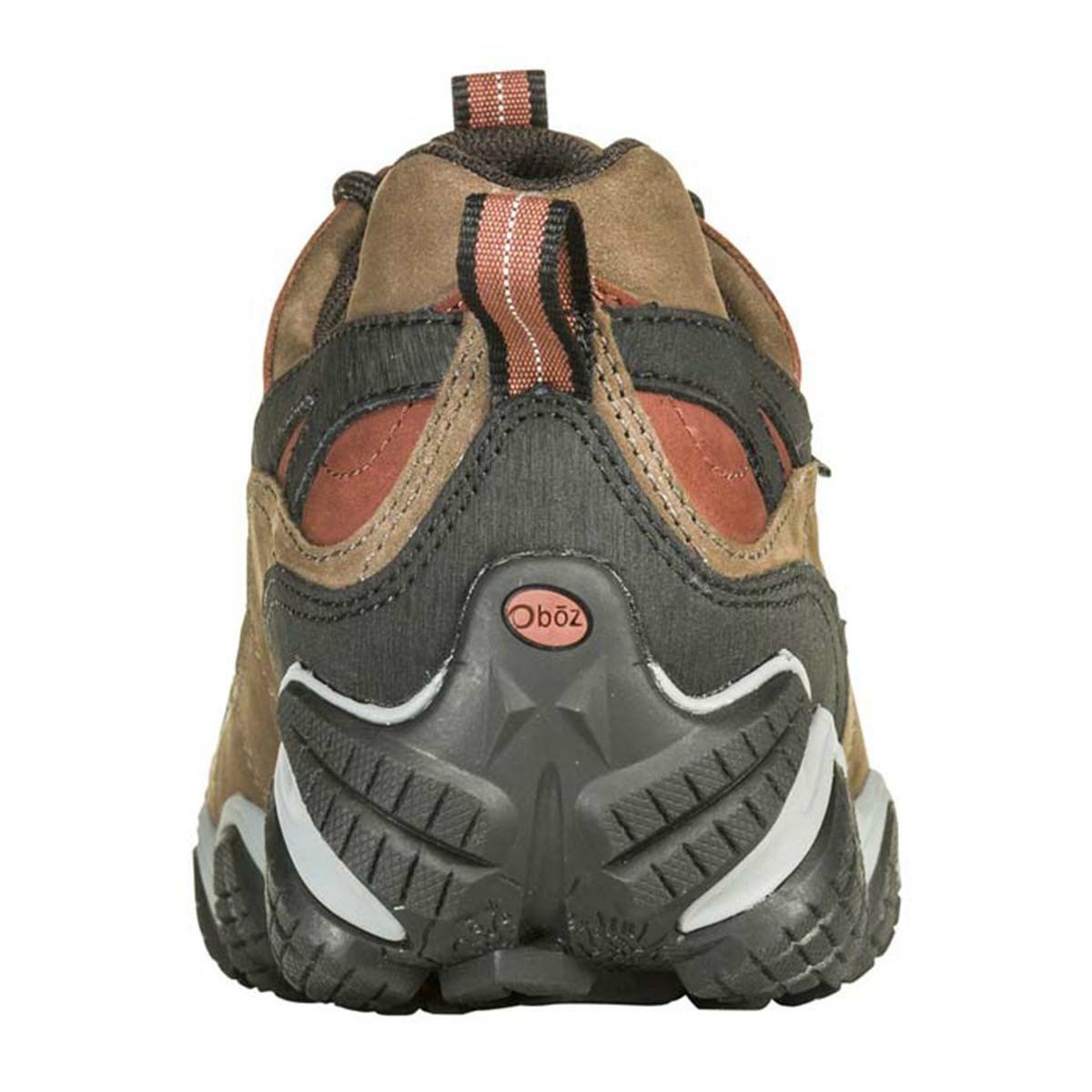 Men's Oboz Firebrand II Low Waterproof Hiking Boots Brown / Red | TR7389624