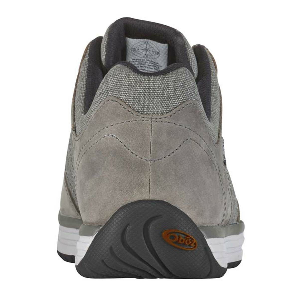 Men's Oboz Mendenhall Low Canvas Walking Shoes Grey | XO7325904