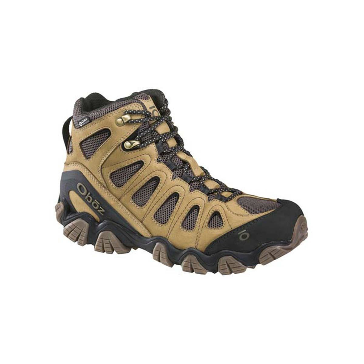 Men's Oboz Sawtooth II Mid Waterproof Hiking Boots Khaki | OK8307495