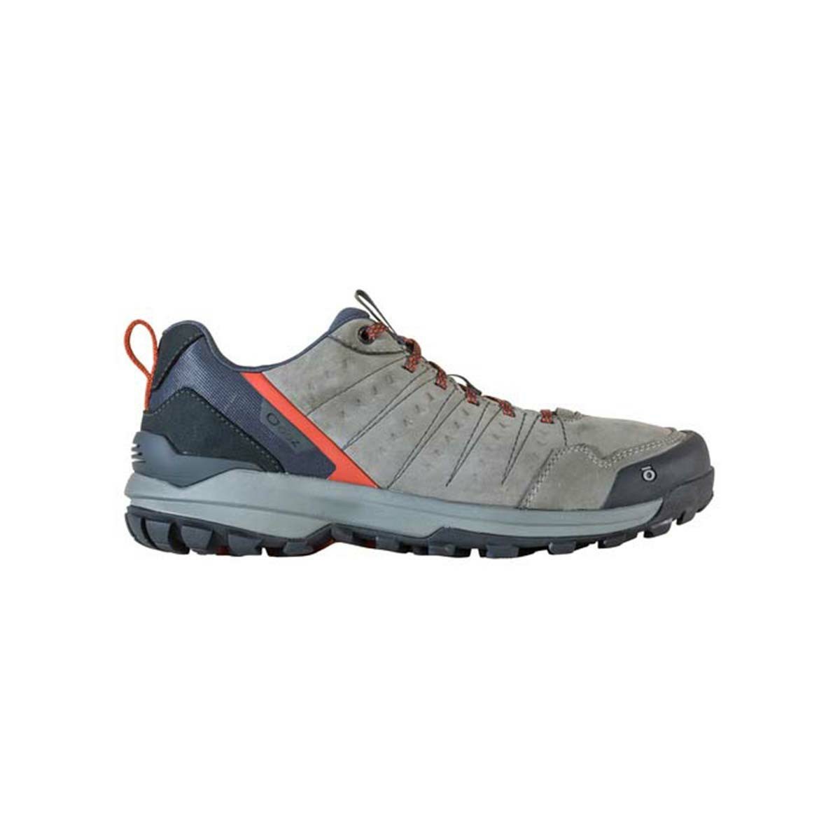 Men's Oboz Sypes Low Leather Waterproof Hiking Shoes Grey | KV7286190