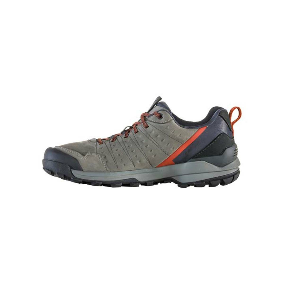 Men's Oboz Sypes Low Leather Waterproof Hiking Shoes Grey | KV7286190