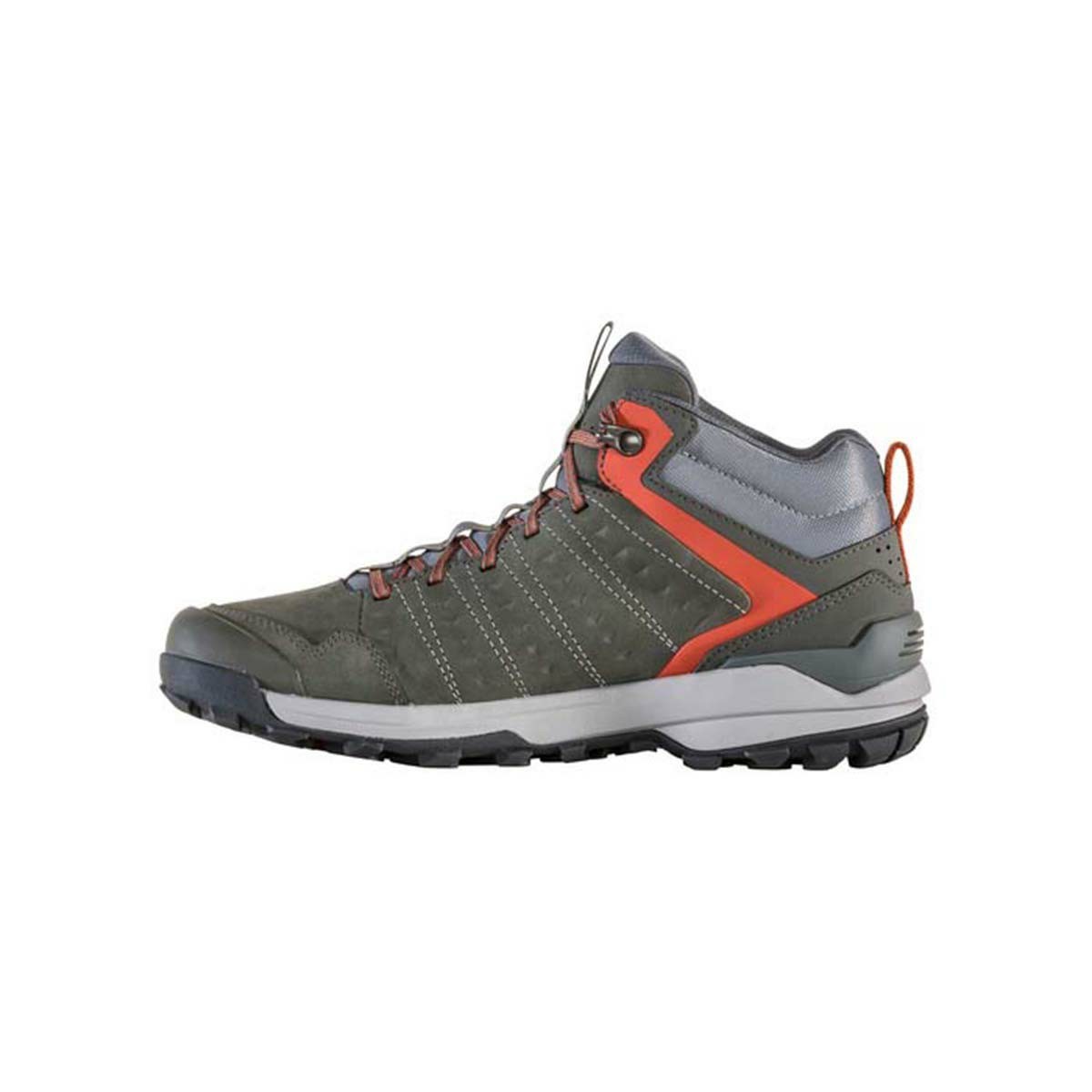 Men's Oboz Sypes Mid Leather Waterproof Hiking Shoes Grey | SO0249176