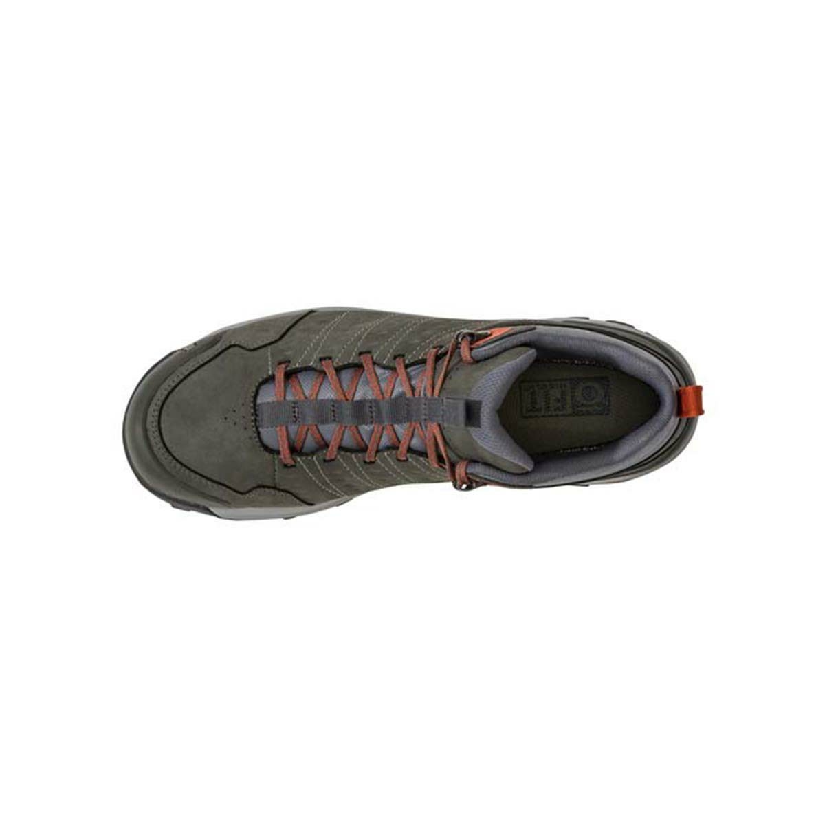 Men's Oboz Sypes Mid Leather Waterproof Hiking Shoes Grey | SO0249176