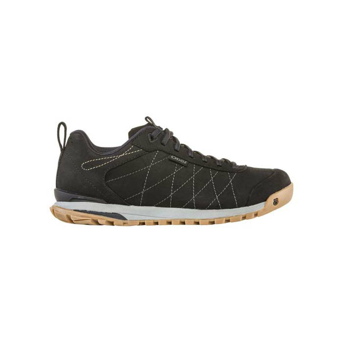 Women's Oboz Bozeman Low Leather Walking Shoes Black | HK4023578