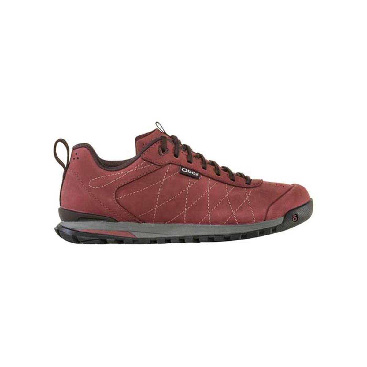 Women's Oboz Bozeman Low Leather Walking Shoes Red | LE1386745