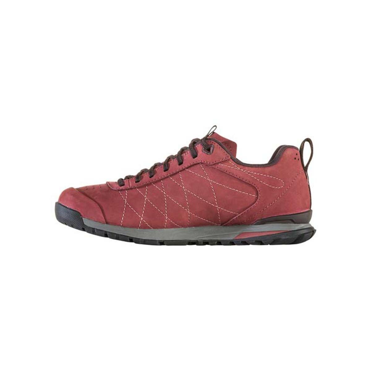 Women's Oboz Bozeman Low Leather Walking Shoes Red | LE1386745