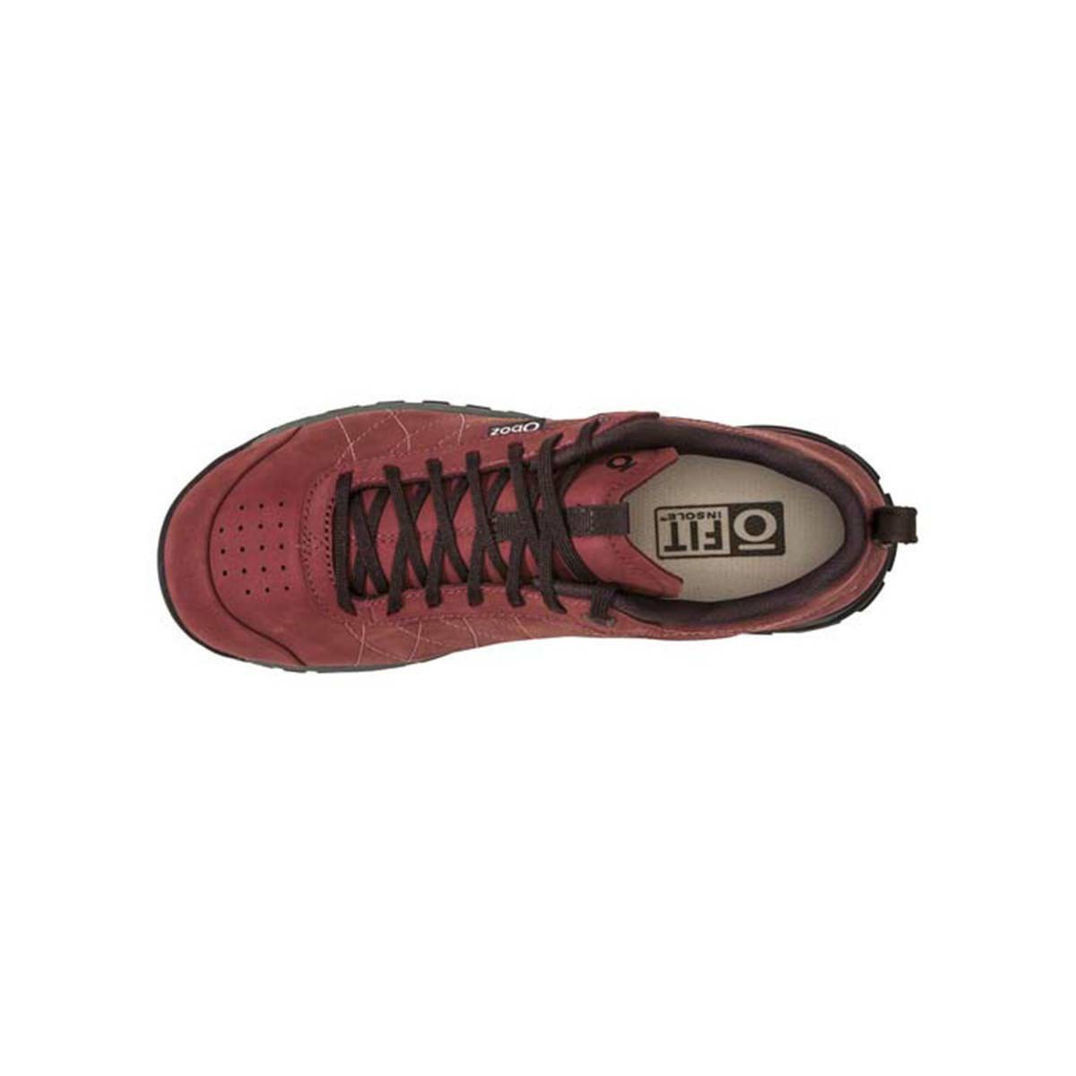 Women's Oboz Bozeman Low Leather Walking Shoes Red | LE1386745