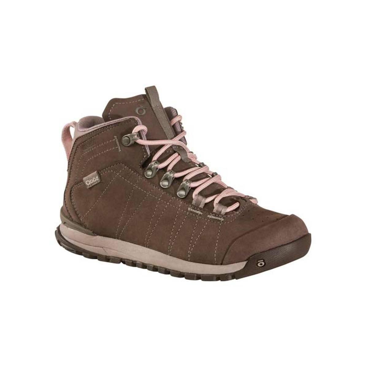 Women's Oboz Bozeman Mid Leather Waterproof Walking Shoes Brown | JC1046793