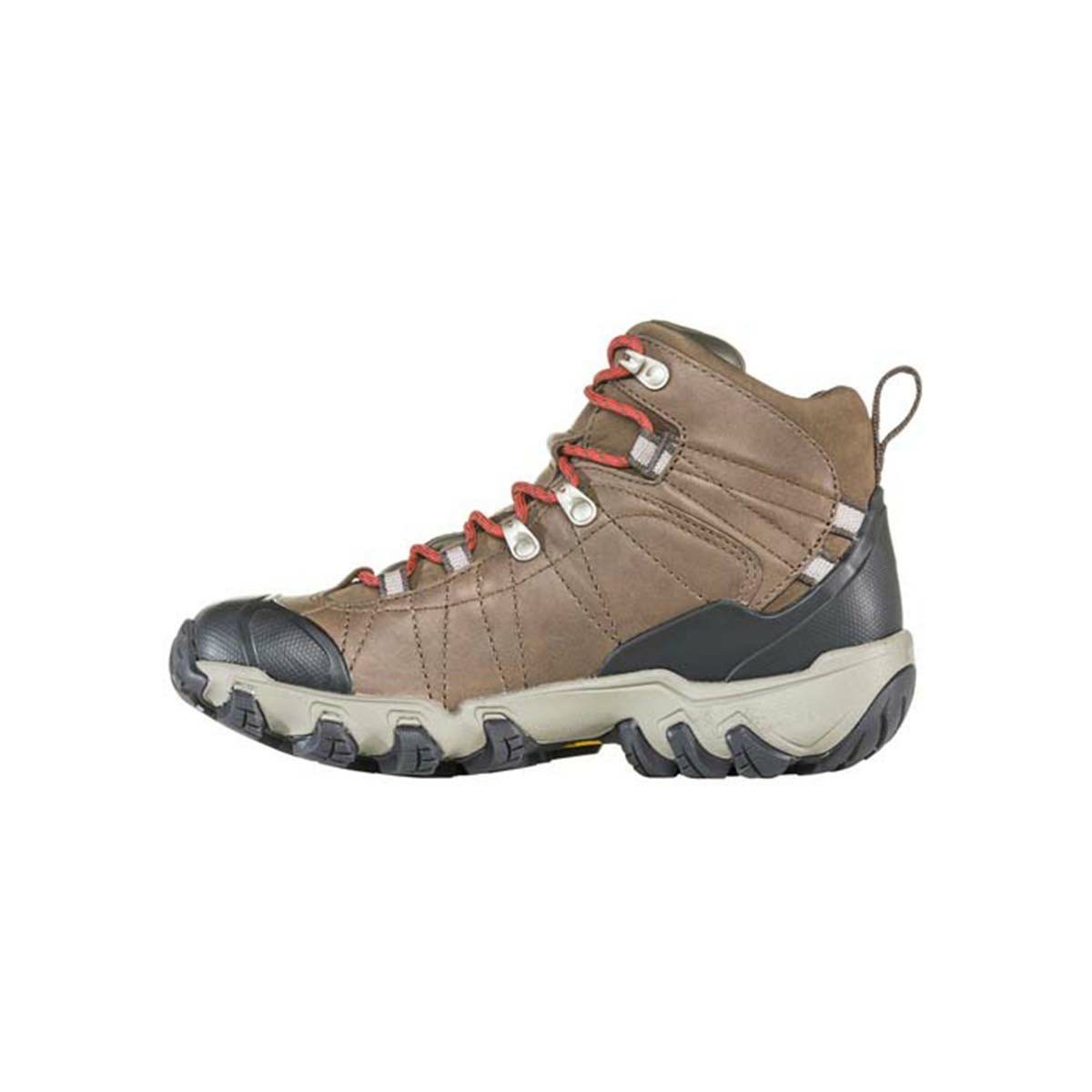 Women's Oboz Bridger Premium Mid Waterproof Hiking Boots Brown | NA7519063