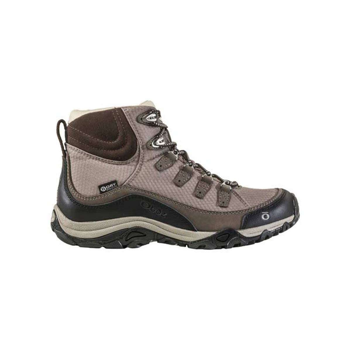 Women\'s Oboz Juniper Mid Waterproof Hiking Boots Beige | XV7961342