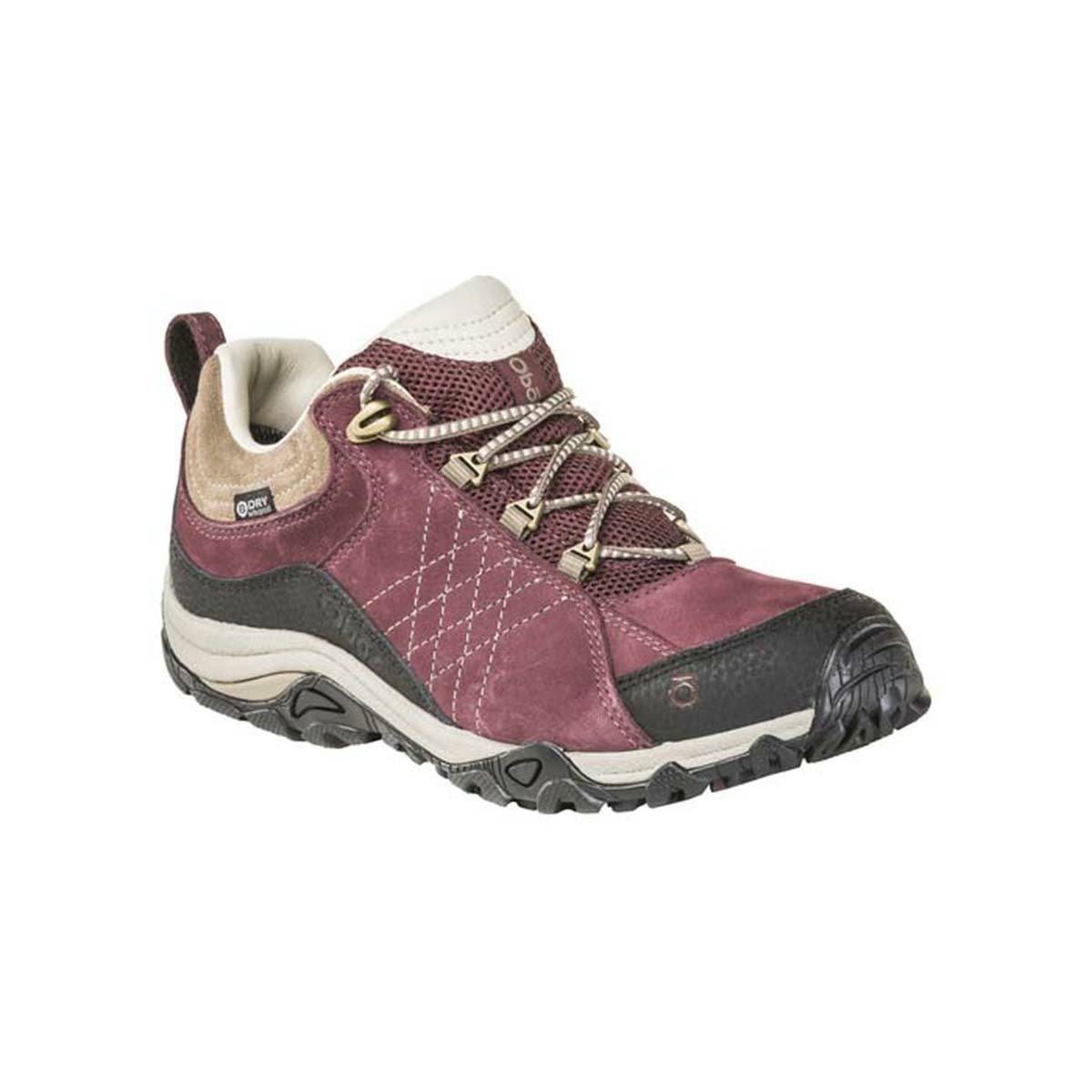 Women's Oboz Sapphire Low Waterproof Hiking Boots Red | UV0957341