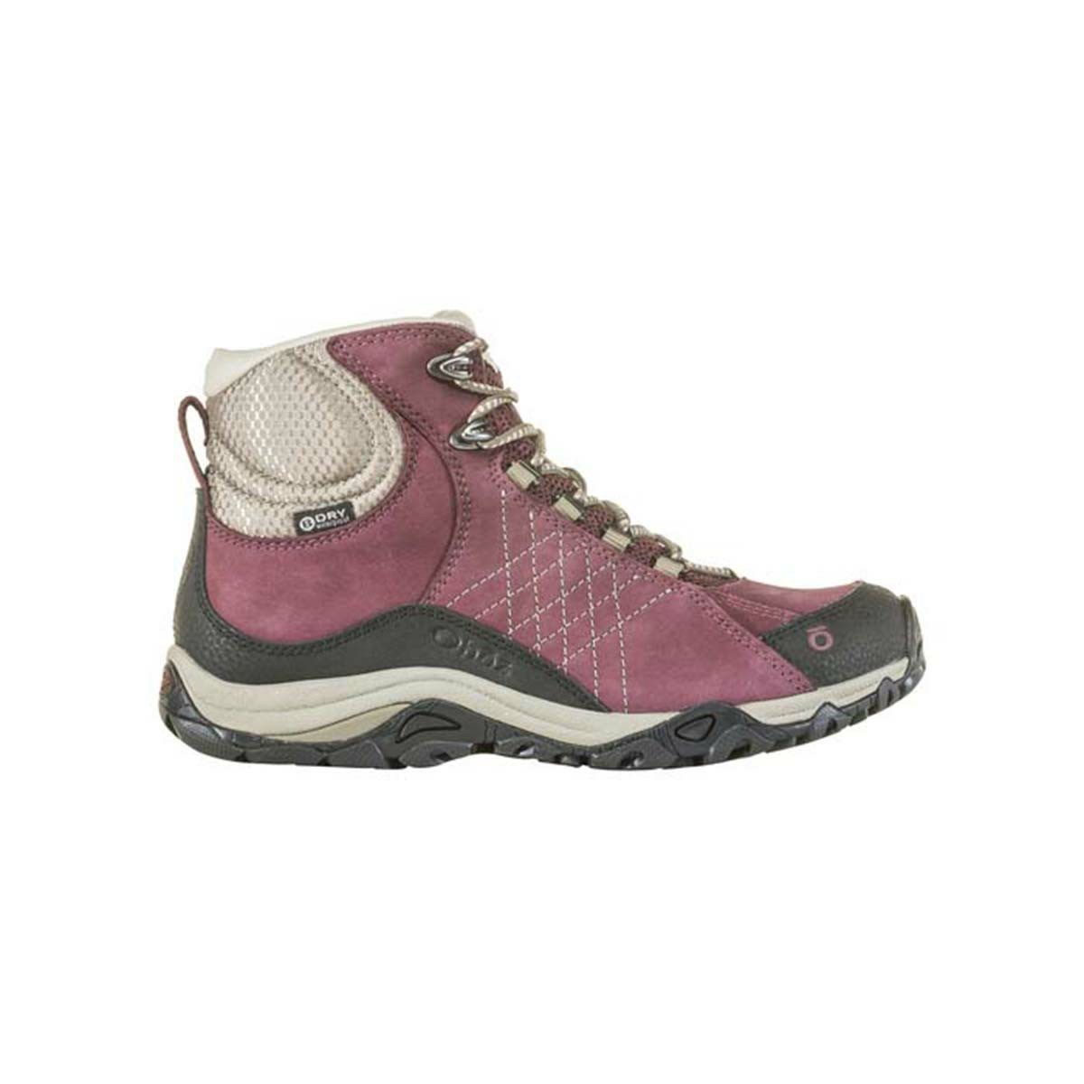 Women's Oboz Sapphire Mid Waterproof Hiking Boots Red | OI5340879