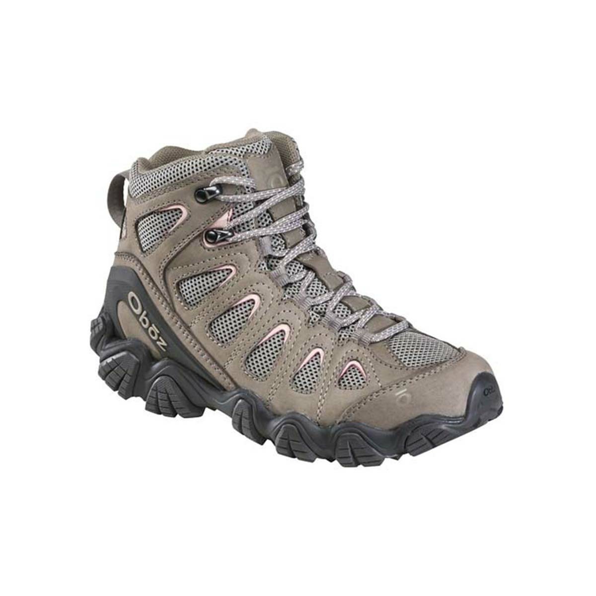 Women's Oboz Sawtooth II Mid Hiking Boots Olive / Grey | LC3609415