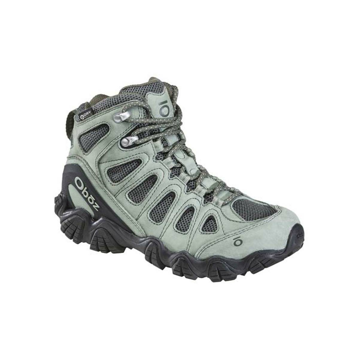 Women's Oboz Sawtooth II Mid Waterproof Hiking Boots Green | CW6172438