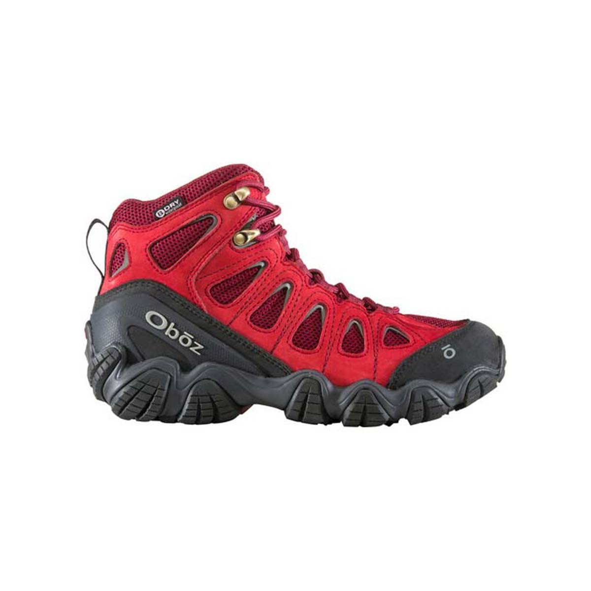 Women's Oboz Sawtooth II Mid Waterproof Hiking Boots Red | SW3985246