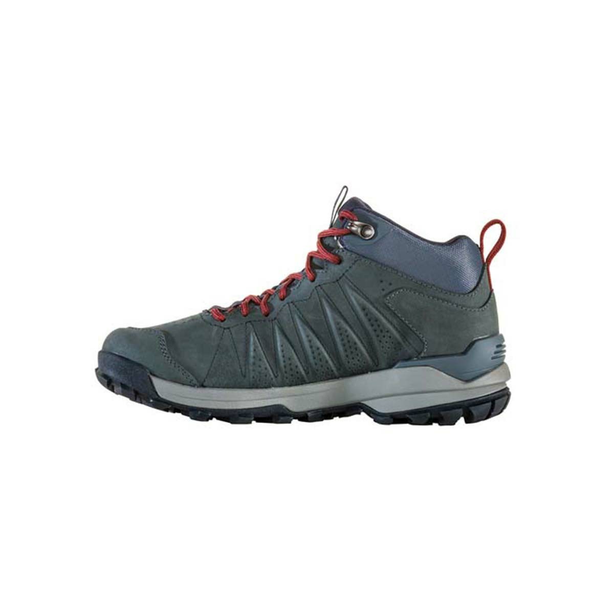 Women's Oboz Sypes Mid Leather Waterproof Hiking Boots Navy | QO5914367