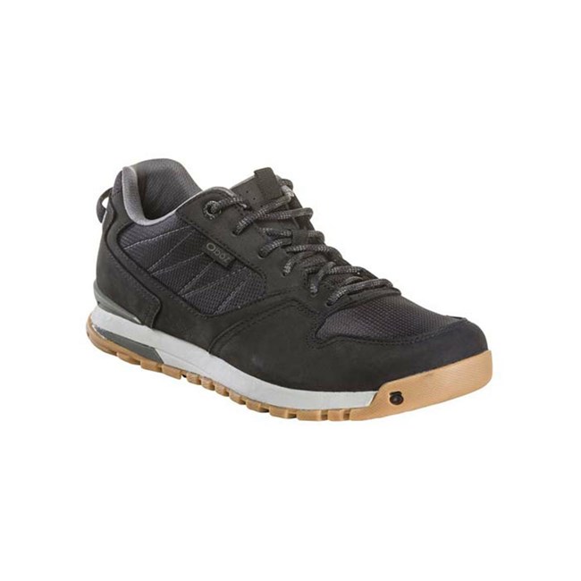 Men's Oboz Bozeman Low Walking Shoes Black | RF1573046