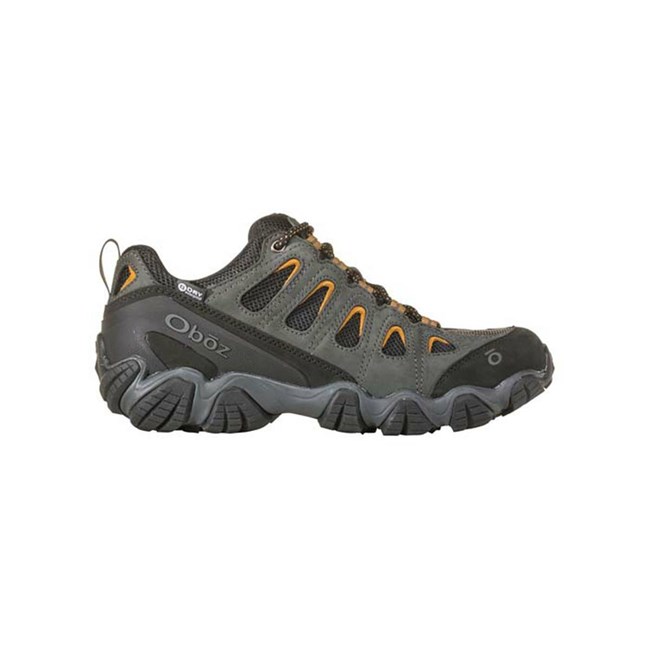 Men's Oboz Sawtooth II Low Waterproof Hiking Boots Grey | KD3189706