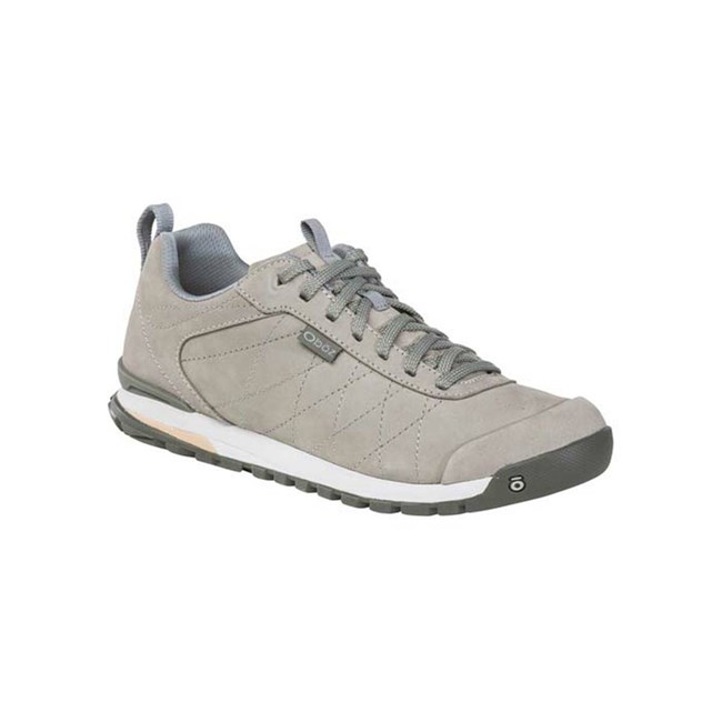 Women's Oboz Bozeman Low Leather Walking Shoes Grey | ON6592701