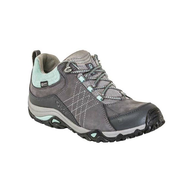 Women's Oboz Sapphire Low Waterproof Hiking Boots Grey | QC0872146